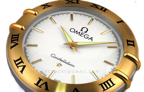 fake omega wall clock|omega wall clock uk.